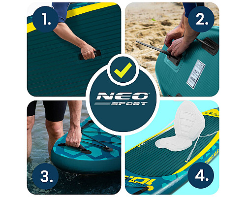 Надувна SUP дошка (Сапборд) Neo-Sport 170213 Aquasurf 320 х 84 х 15 см