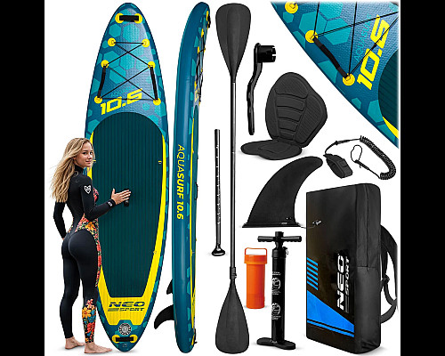 Надувна SUP дошка (Сапборд) Neo-Sport 170213 Aquasurf 320 х 84 х 15 см