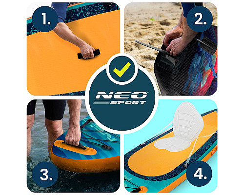 Надувна SUP дошка (Сапборд) Neo-Sport 170214 Aquasurf 320 х 84 х 15 см