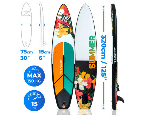 Надувна SUP дошка (Сапборд) THUNDER NOX 320