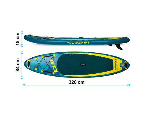 Надувна SUP дошка (Сапборд) Neo-Sport 170203 Aquasurf 320 Надувна SUP дошка (Сапборд) Neo-Sport 170203 Aquasurf 320