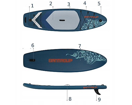 Надувна SUP дошка (Сапборд) Santasup ITIMPORT YC12 XXXL 300