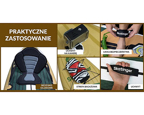 Надувна SUP дошка (Сапборд) Skatinger Peninsula Trojan Horse 335
