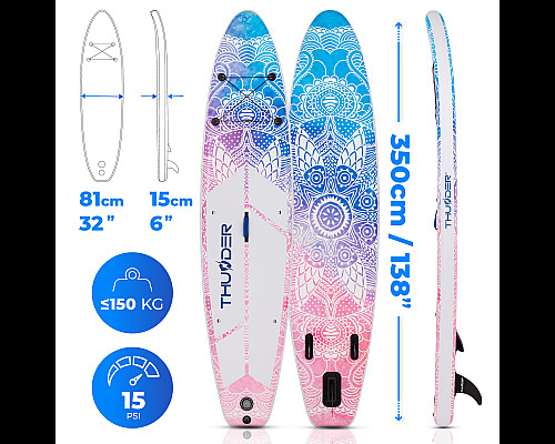 Надувна SUP дошка (Сапборд) THUNDER AURORA 350