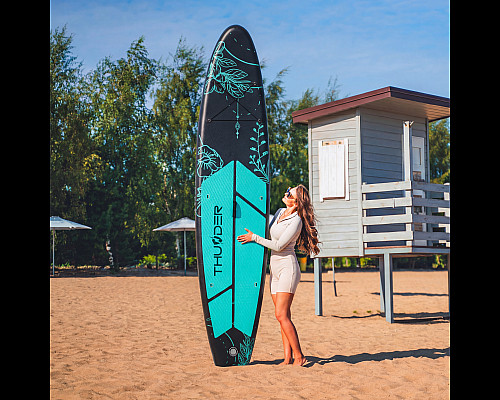 Надувна SUP дошка (Сапборд) THUNDER MOTH-MINT 350