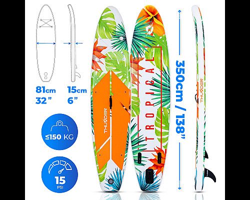 Надувна SUP дошка (Сапборд) THUNDER TROPI-LIGHT 350