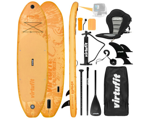 Надувна SUP дошка (Сапборд) VIRTUFIT CRUISER 305, оранжева