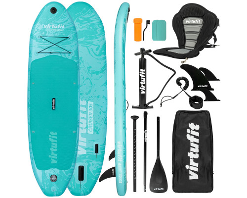 Надувна SUP дошка (Сапборд) VIRTUFIT CRUISER 305, бірюзова