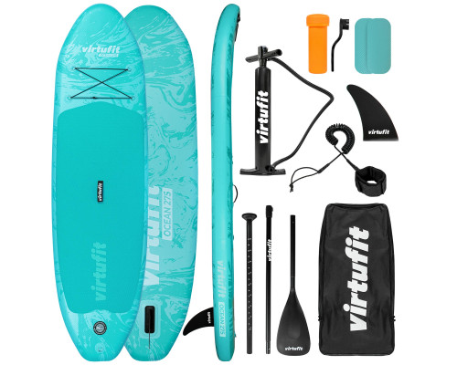 Надувна SUP дошка (Сапборд) VIRTUFIT OCEAN 275, бірюзова