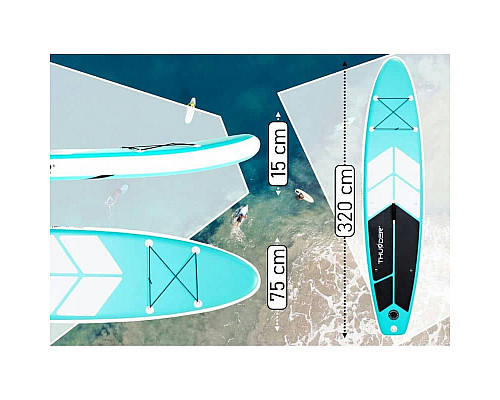 Надувна SUP дошка (Сапборд) THUNDER COAST MINT 320