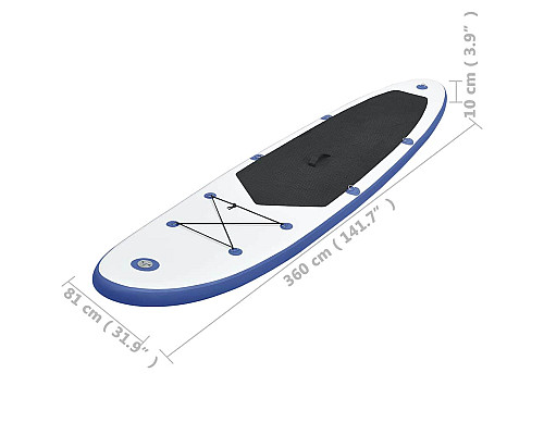 Надувна SUP дошка (Сапборд) vidaXL 92202 360