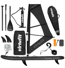 Надувна SUP дошка (Сапборд) VIRTUFIT SURFER 305, чорна