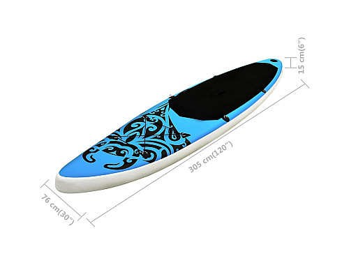 Надувна SUP дошка (Сапборд) vidaXL 92737 305