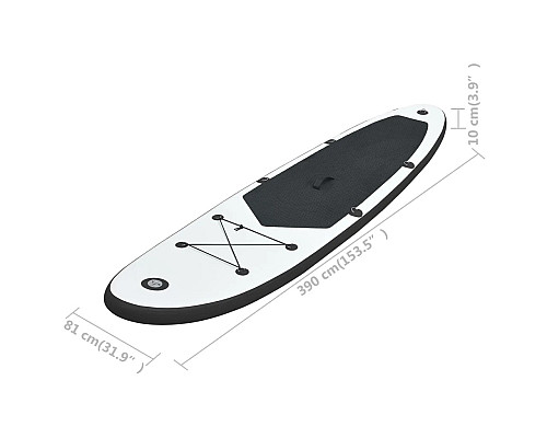Надувна SUP дошка (Сапборд) vidaXL 92730 390
