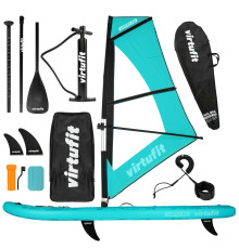 Надувна SUP дошка (Сапборд) VIRTUFIT SURFER 305, бірюзова