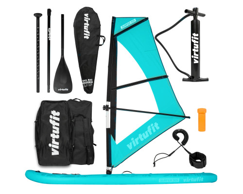 Надувна SUP дошка (Сапборд) VIRTUFIT SURFER 305, бірюзова