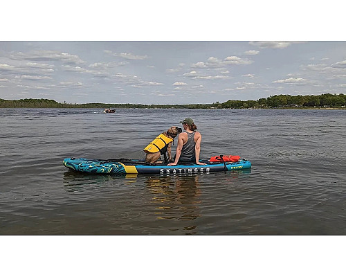 Надувна SUP дошка (Сапборд) Skatinger Prana Lava Green 350