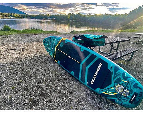 Надувна SUP дошка (Сапборд) Skatinger Prana Lava Green 350
