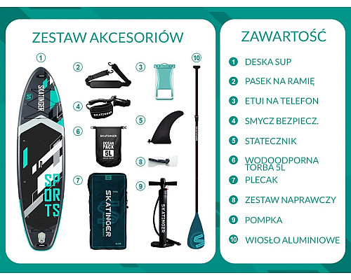 Надувна SUP дошка (Сапборд) Skatinger Sports 350