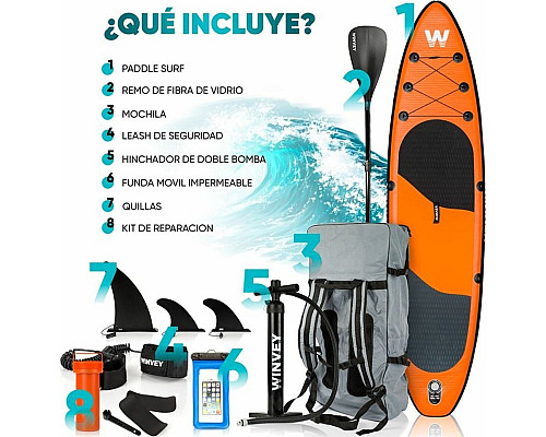 Надувна SUP дошка (Сапборд) Winvey S64161105 320