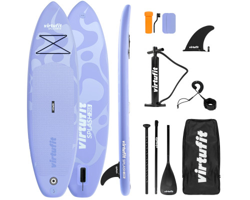 Надувна SUP дошка (Сапборд) VIRTUFIT SPLASH 255, фіолетова