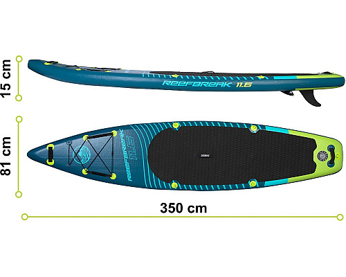 Надувна SUP дошка (Сапборд) NeoSport 170300 Reefbreak 350