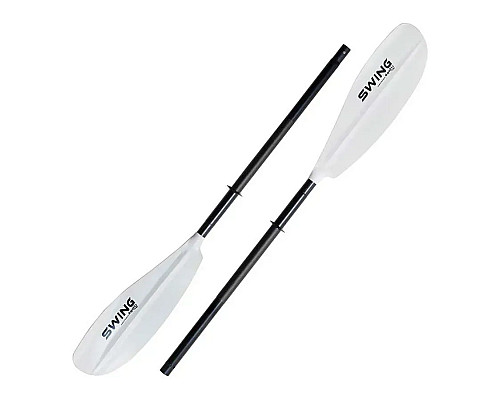 Весло для SUP дошки (Сапборду) Egalis Swing fibre carbone Ø30 мм L230 см Demontable 2 pcs Alu/Fibrylon
