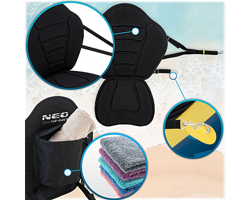 Сидіння для SUP дошки (Сапборду) Neo-Sport 171100, чорне
