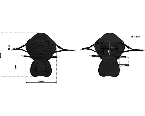 Сидіння для SUP дошки (Сапборду) Neo-Sport 171100, чорне