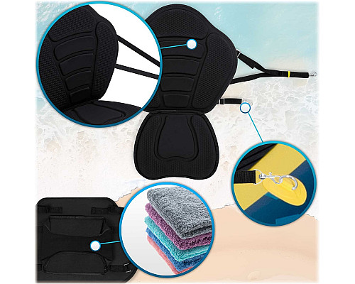 Сидіння для SUP дошки (Сапборду) Neo-Sport 171100, чорне