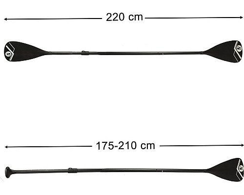 Весло алюмінієве для SUP дошки (Сапборду) KIK KX3991 175 - 220 см Весло алюмінієве для SUP дошки (Сапборду) KIK KX3991 175 - 220 см