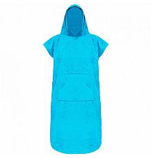 Махрове пончо з капюшоном Agama Poncho Extra Dry - бірюзовий/S/M