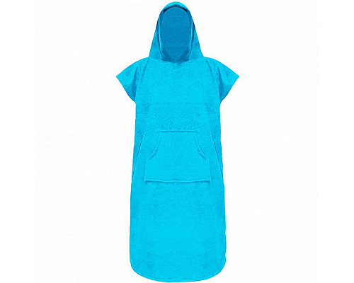 Махрове пончо з капюшоном Agama Poncho Extra Dry - бірюзовий/L/XL