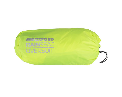 Мотоциклетний водонепроникний костюм Oxford Rain Seal Black/Fluo 4 XL чорно-жовтий Мотоциклетний водонепроникний костюм Oxford Rain Seal Black/Fluo 4 XL чорно-жовтий
