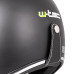 Мотоциклетний шолом W-TEC 629 з козирком - розмір XS (53-54), чорний блискучий