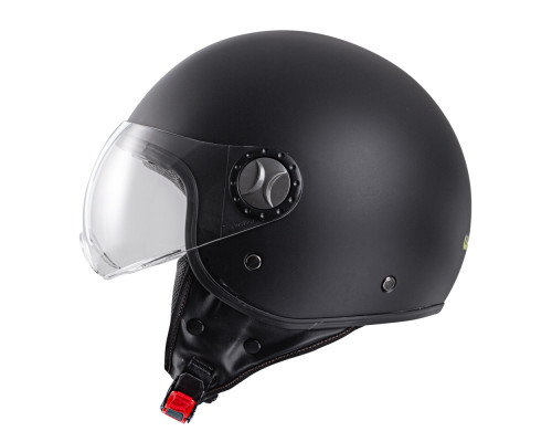 Шолом для скутера W-TEC FS-701MB Matt Black - Чорний / М (57-58)