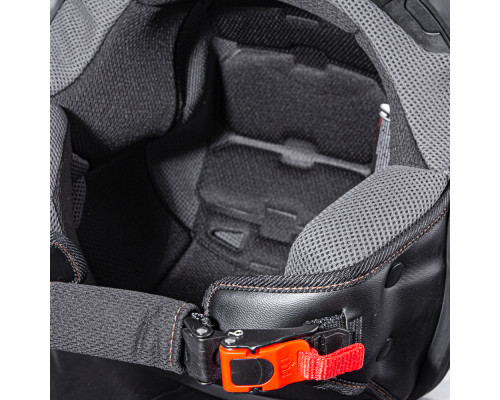 Шолом для скутера W-TEC FS-701MB Matt Black - Чорний / М (57-58)