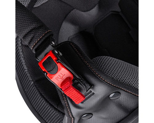 Шолом для скутера W-TEC FS-701MB Matt Black - Чорний / М (57-58)