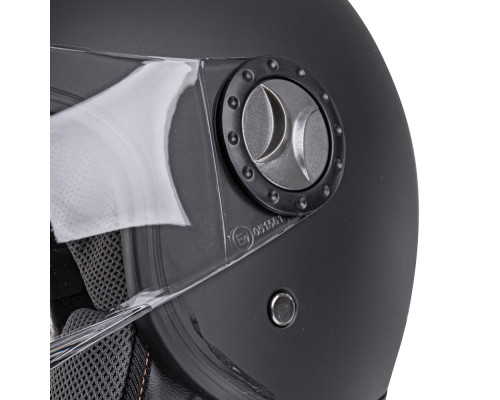 Шолом для скутера W-TEC FS-701MB Matt Black - Чорний / М (57-58)
