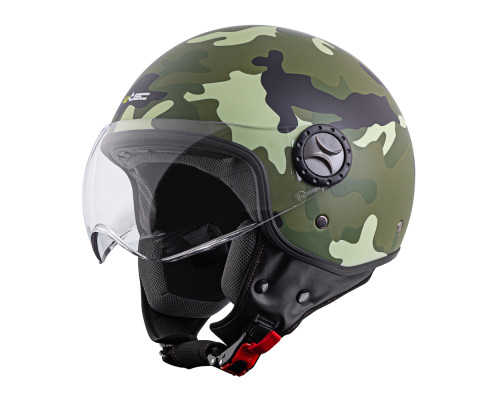 Шолом для скутера ARMY W-TEC FS-701C Camo - Камуфляж / М (57-58)