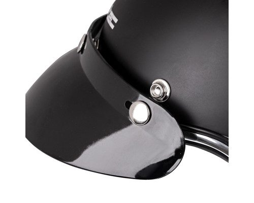 Мотоциклетний шолом W-TEC з окулярами Ageless - розмір XS(53-54) / чорний матовий