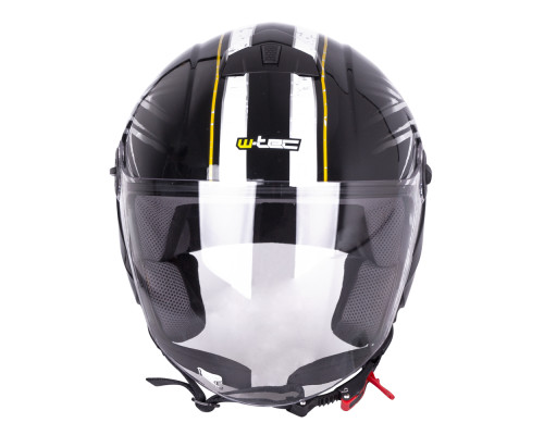 Шолом з відкритим обличчям W-TEC FS-715B Union Black - чорний / XL (61-62)