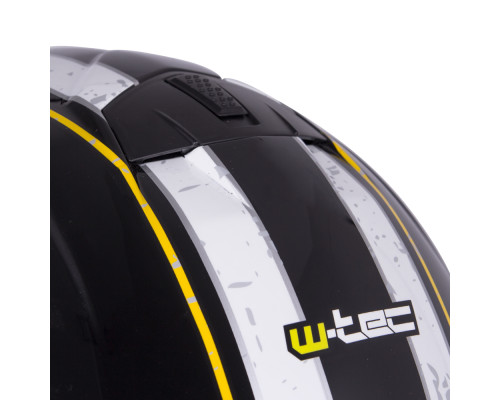 Шолом з відкритим обличчям W-TEC FS-715B Union Black - чорний / XL (61-62)