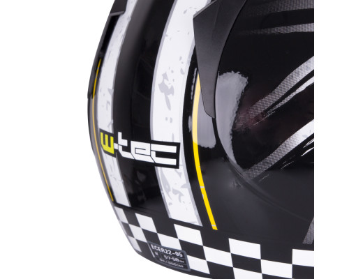 Шолом з відкритим обличчям W-TEC FS-715B Union Black - чорний / XL (61-62)
