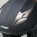 Мотоциклетний шолом з козирком W-TEC YM-627 - розмір L(59-60) / коричнево-чорний
