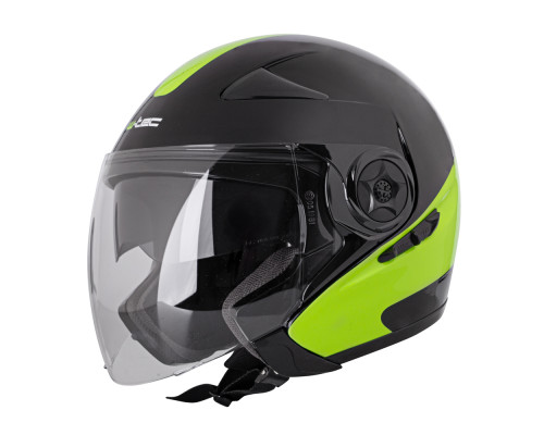 Мотоциклетний шолом W-TEC Neikko Black-Fluo - XS(53-54)