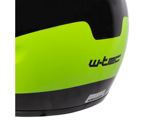 Мотоциклетний шолом W-TEC Neikko Black-Fluo - XS(53-54)