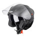 Мотоциклетний шолом з козирком W-TEC YM-627 - розмір XS(53-54) / матовий чорний