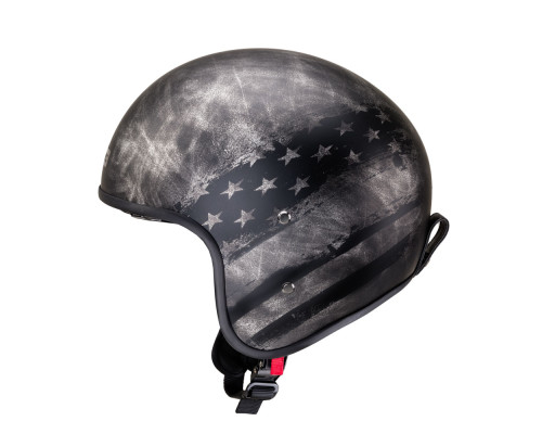 Мотоциклетний шолом W-TEC Angeric Rust Flag - розмір S (55-56)/сірий