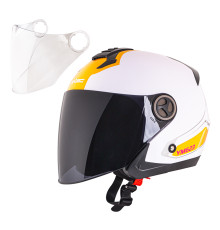 Мотоциклетний шолом W-TEC Yellamo - S (55-56) / білий
